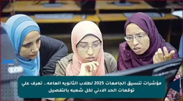 مؤشرات تنسيق الجامعات 2025 لطلاب الثانوية العامة.. تعرف على توقعات الحد الأدنى لكل شعبة بالتفصيل